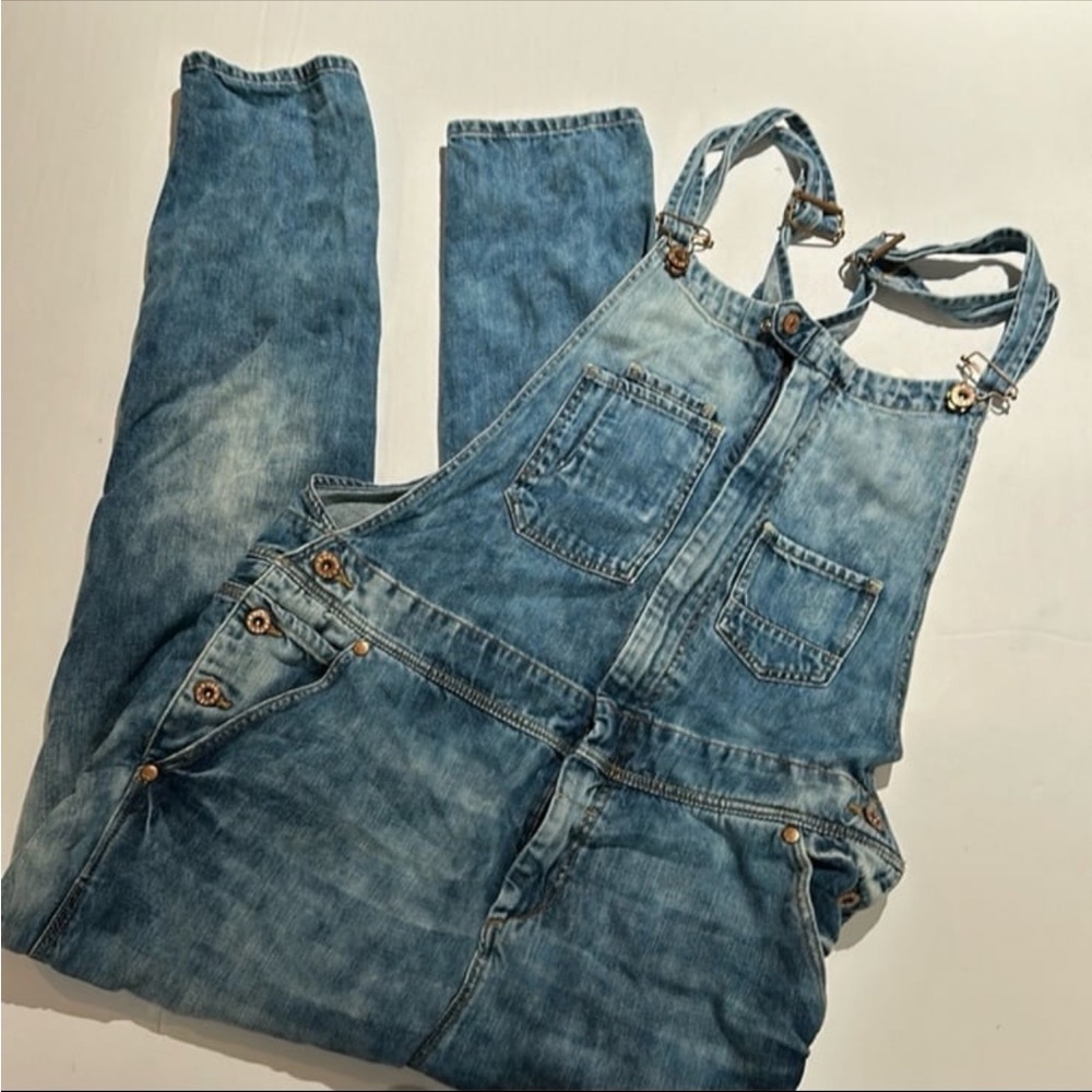 Blue Denim Overalls